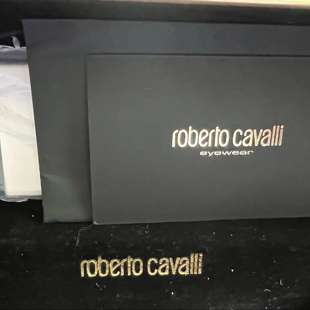 Roberto Cavalli 💯% Authentic Gorgona Aviator Sunglasses w/case 😎 Pre-Loved/EUC❤️